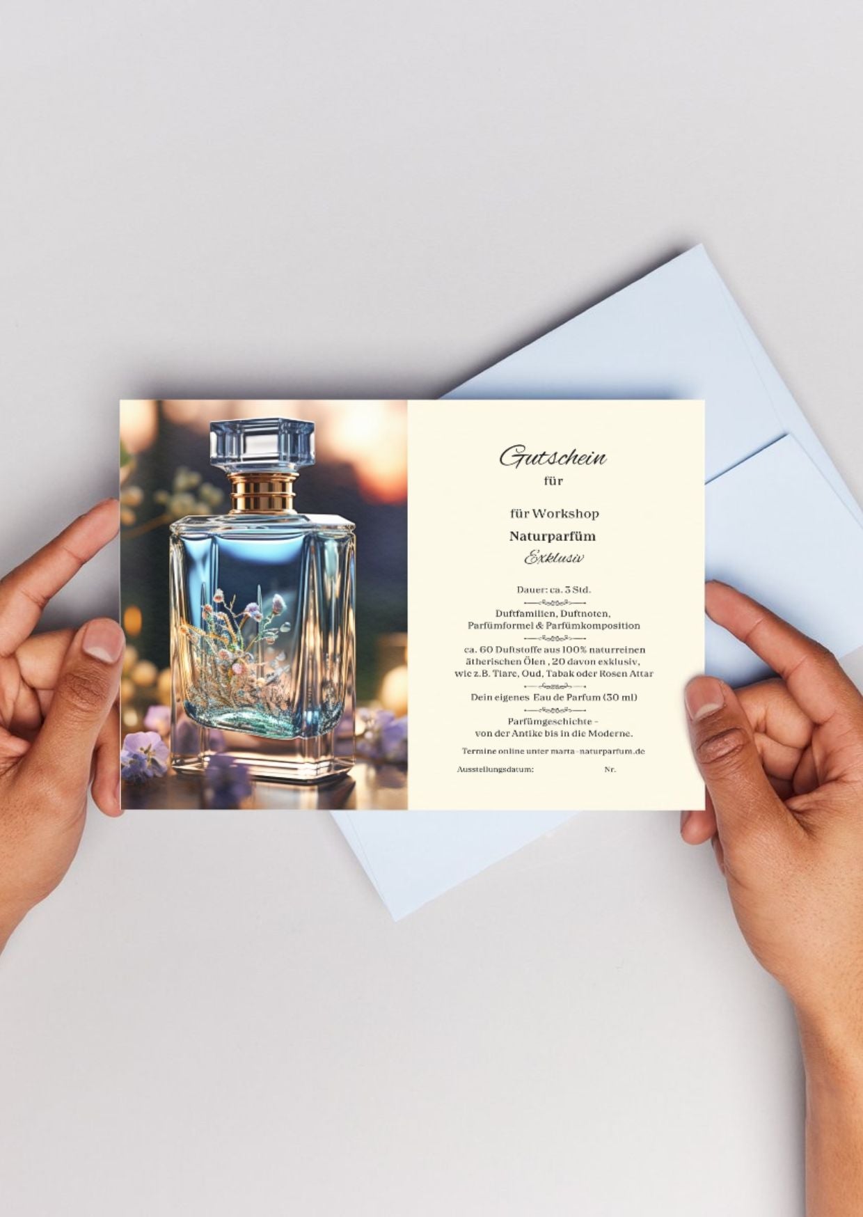 Gutschein für Workshop "Naturparfüm Exklusiv"