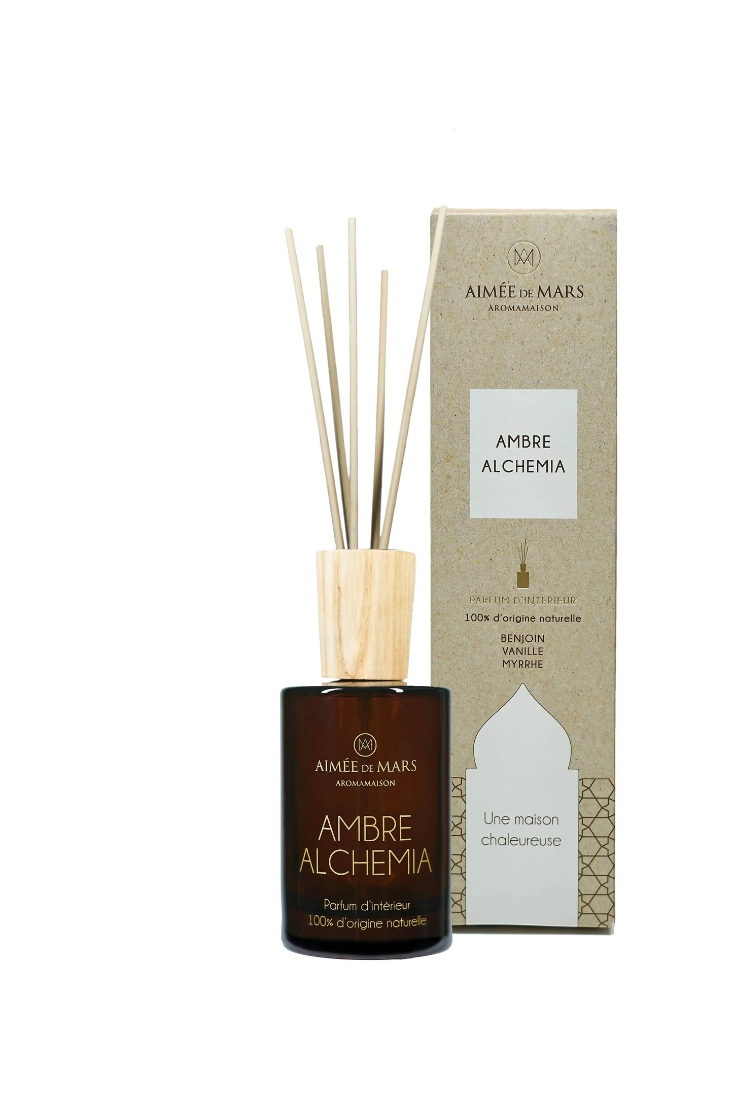 Ambre Alchemia, Natürliches Raumparfüm als Diffusor, Aimée de Mars