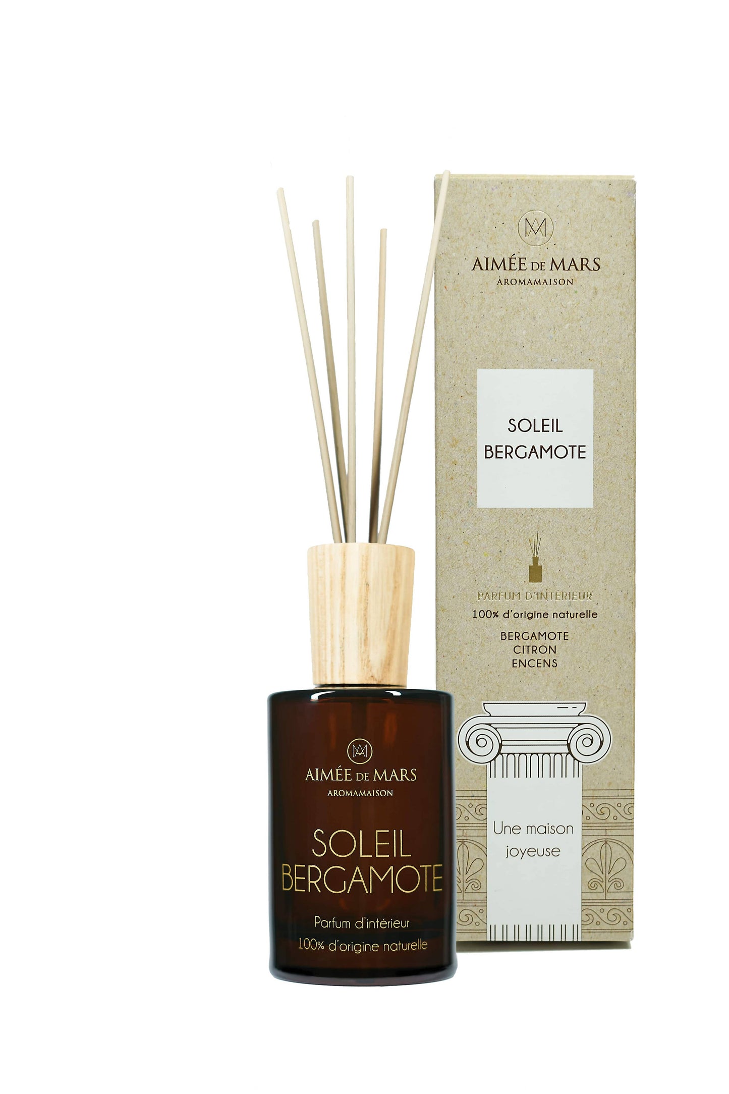 Soleil Bergamote - Natürliches Raumparfüm als Diffusor, Aimée de Mars