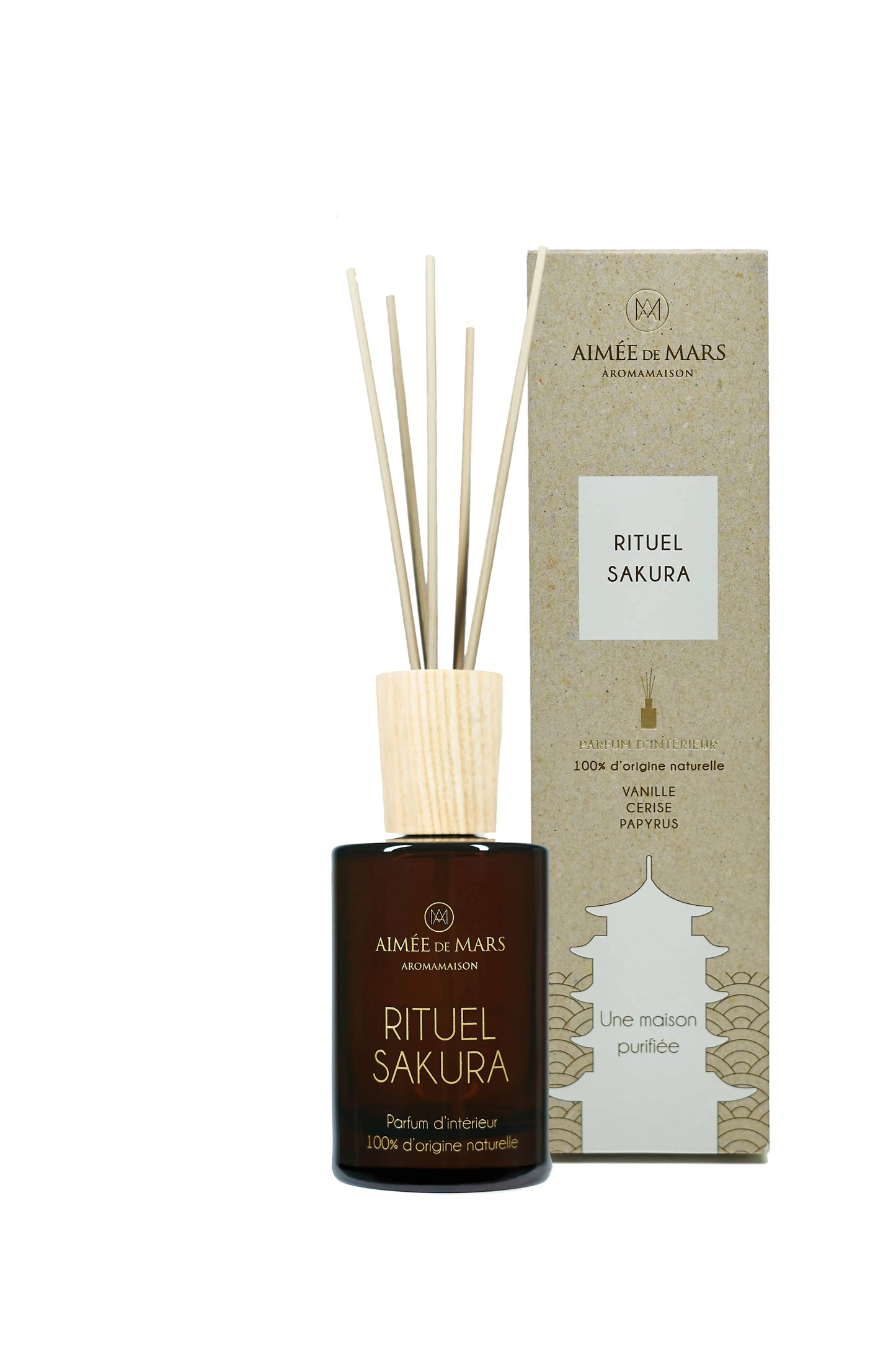 Rituel Sakura, natürliches Raumparfüm als Diffusor, Aimée de Mars