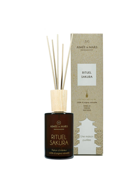 Rituel Sakura, natürliches Raumparfüm als Diffusor, Aimée de Mars
