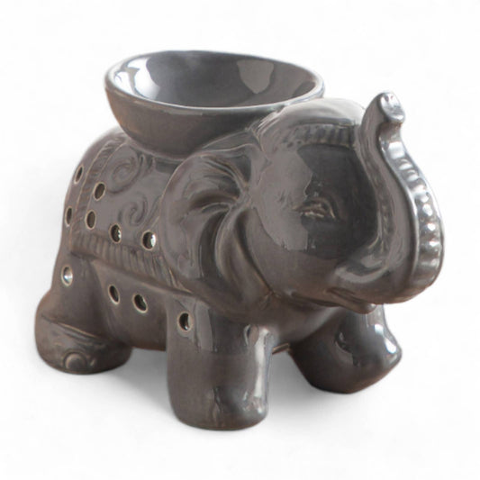 Keramik Parfümbrenner Tandor – Duftlampe mit Elefanten-Symbolik
