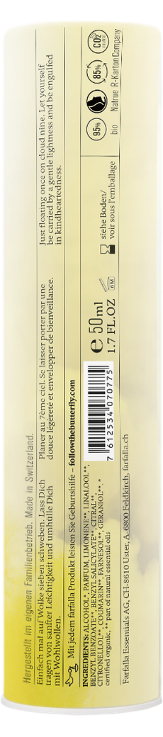 Vanilla Nuvola, Natural Eau de Parfum, farfalla